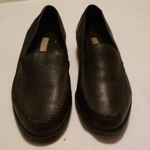Black Leather Loafers